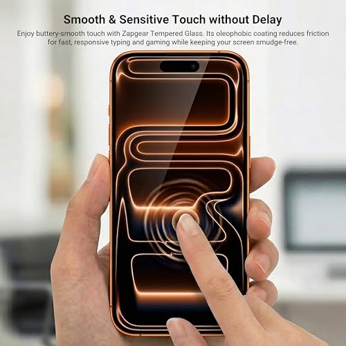 Image of Edge to Edge Tempered Glass for iPhone 17 Pro Max | 9H Hardness | Case Friendly | Bubble-Free | Anti-Scratch | HD Clear Screen Protector