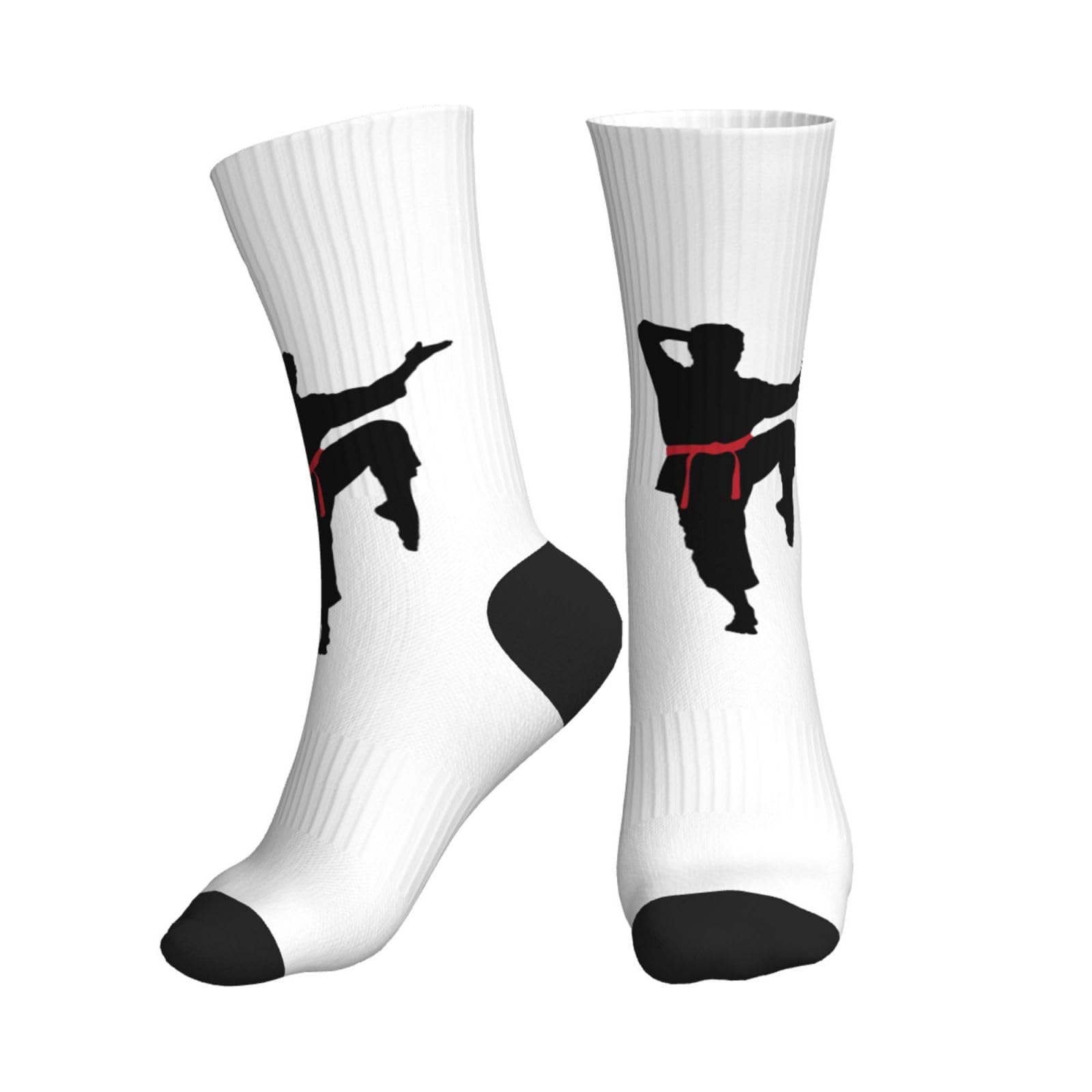WESTCH Karate Men Mid-Tube Sports Socks - Premium Moisture-Wicking And Breathable Athletic Socks For Unisex Performance