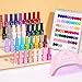Beetles Gel Nail Polish Kit with U V Light - One Color One Bottle 35 Colors 68 Pcs Gel Polish Kit with Top Base Coat Beauty Must Have DIY Salon Set Seasonal Whispers Collection Gifts for Women Girls