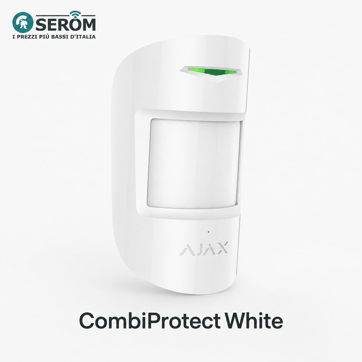 Combriprotect weiß – kabelloser PIR-Sensor und Glasbruch mit hoher Sicherheit – Jeweller – 38097.06.WH1