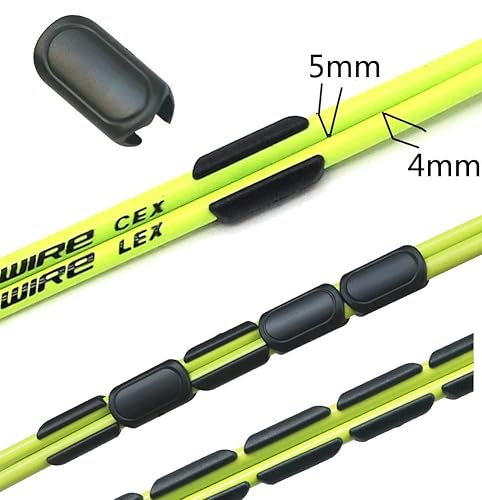 Bike Brake Shifter Cable Housing Guide Clips, Clipping 4Mm And 5Mm Cable Housing Or Hose Together, Pack Of 4 Pcs #TOP2