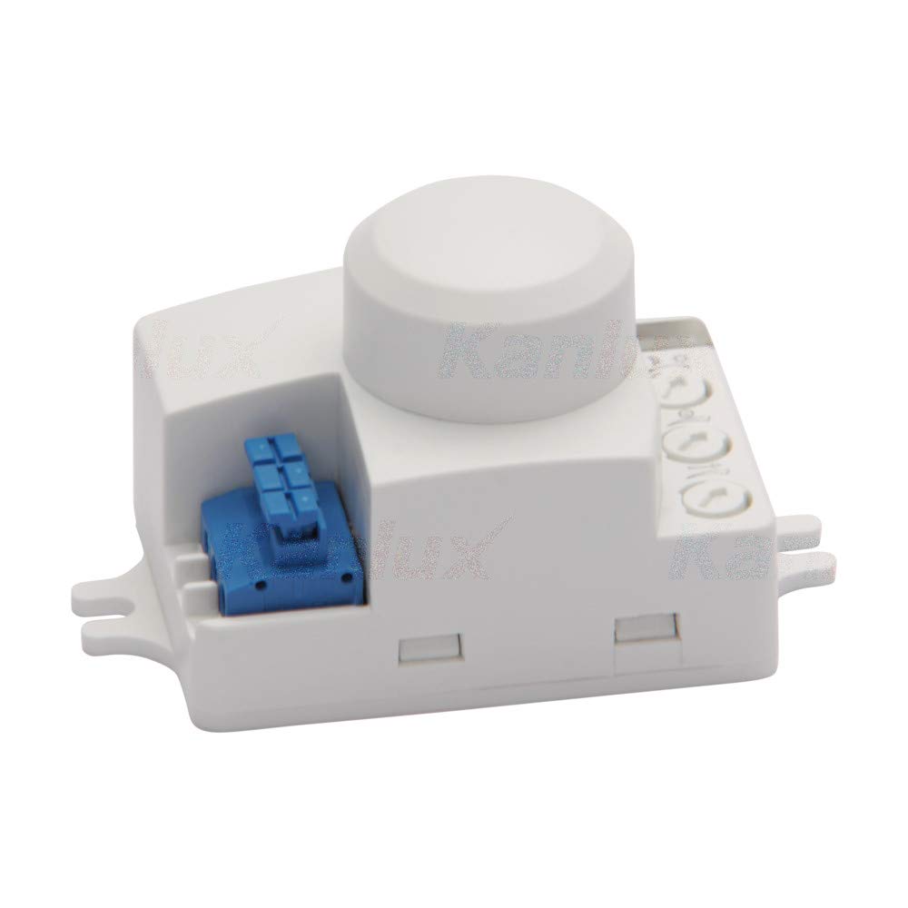 Sensor de radar de movimiento PIR de movimiento automático de la luz de la puerta del interruptor de seguridad de la superficie del techo montado en la pared de detección de rango de 10 metros