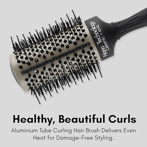 Image of Beaute Secrets Super Gentle Round Brush for Blow Out - Salon Quality Hair Brushes for Women - Roller Brush for Blow Drying - Wet and Dry Hair Styling - Volumizing Hair Care Blowout Brush, 53mm