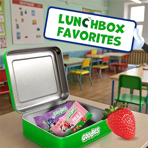 Goodies Strawberry PB&J Poppers, Soft Baked Kids Snack Bars, 24 Bars - image 5