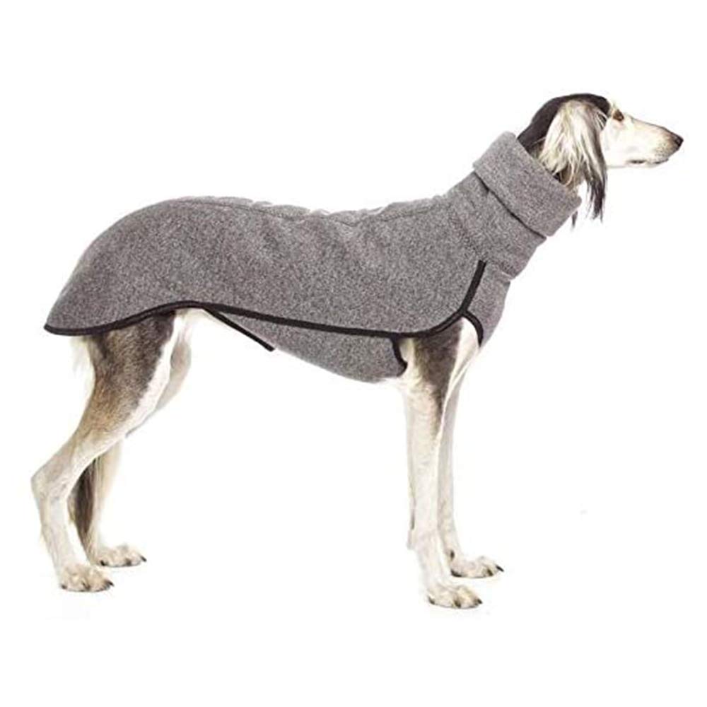 Collar Medium Big Dog Coat for Large Dogs Great Dane Greyhound Pitbull Clothing Pets Clothes,Brown,XXL//100 (Color : Light Gray, Size : 3XL)
