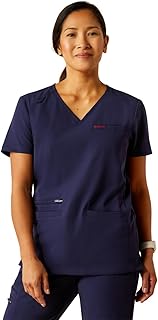 Ariat Womens Clara 6 Pocket Scrub Top