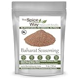 The Spice Way - Baharat Spice Blend Mix 5 oz (Middle Eastern Seasoning) No Additives, No Preservatives, No Fillers, Just Spices and Herbs We Grow, Dry and Blend In Our Farm. Resealable Bag