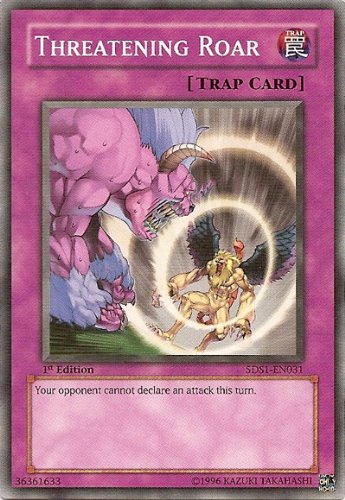 Yu-Gi-Oh! - Threatening Roar (5DS1-EN031) - 5Ds Starter Deck - 1st Edition - ...