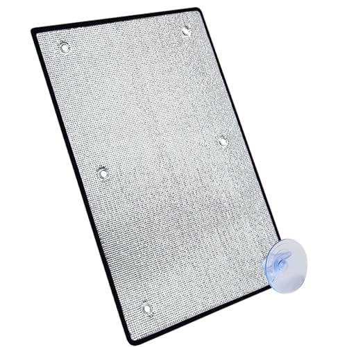 Thermal Insulation Reflective Window Films Aluminium Foil Sun Blocking Blackout Sun Protection Privacy Glass Film With Suction Cups Easy To Install(90x150 cm)