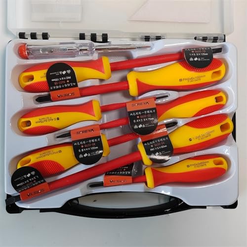 Kit de destornilladores aislados para electricista 8 piezas miniatura 3