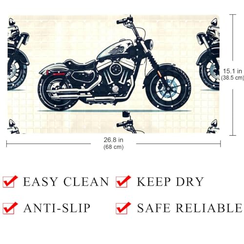 Tapis de bain de moto en PVC de qualité supérieure et durable - 5
