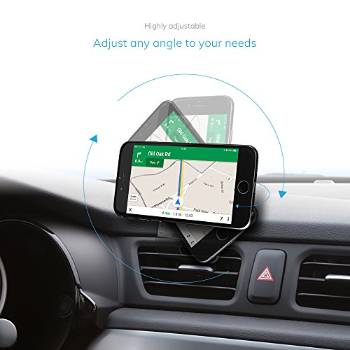 Wuteku Magnetic Cell Phone Dashboard Holder Kit for Car - Works on All Vehicles, Phones and Tablets - Compatible with Phones XR XS X 8 7 and Samsung S10 S9 S8 by Pro Driver - Strong 3M - Thumbnail 4
