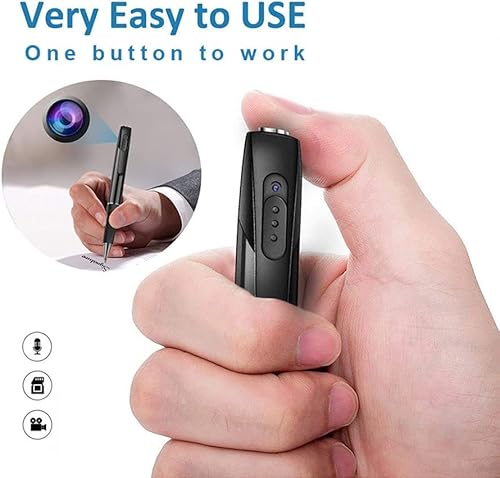 Miniatura 2 de Bolígrafo de cámara espía de 32 GB, HD 1080P, cámara oculta, cámara de video digital portátil con toma de fotos, batería de 2 horas, mini cámara