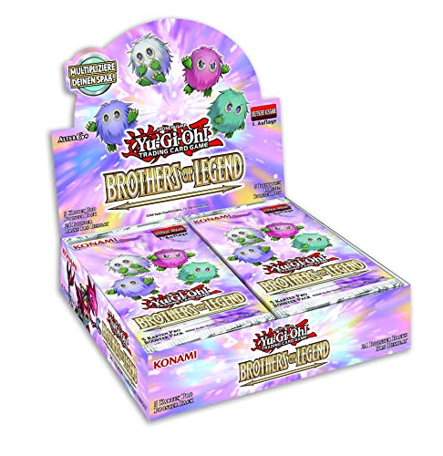 Yu-Gi-Oh! TRADING CARD GAME Battles 2021-Display Display Brothers of Legend-Deutsche Ausgabe, Mehrfarbig, Battles of Legend 2021 - Display