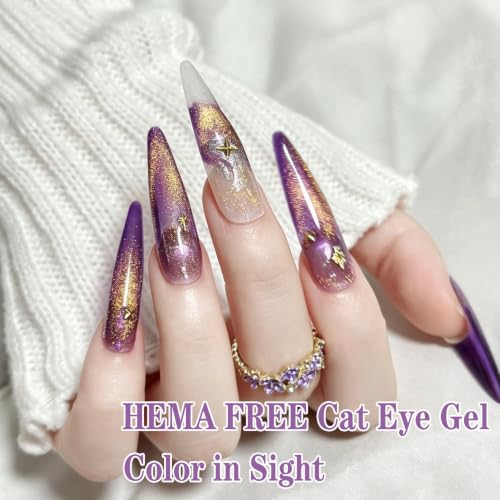 Esmalte de Uñas Gel con Efecto Ojo de Gato 0.5 Oz Holográfico miniatura 5