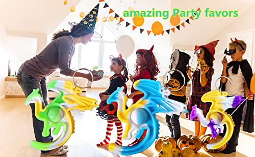 Image of 30 Packs Funny Summer Present Unique Mini Dragon Assorted fidgets Bubble Toys for Kids Children Classroom Students Gifts from Teacher,Birthday Party Favors
