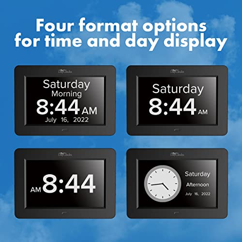 Dayclocks All New Digital Day Clock With Remote Control And Talking Time – Large Clear Display – Digital Calendar Clock With The Day Of The Week And Date – Ideal For Elderly And Seniors – Black #TOP3