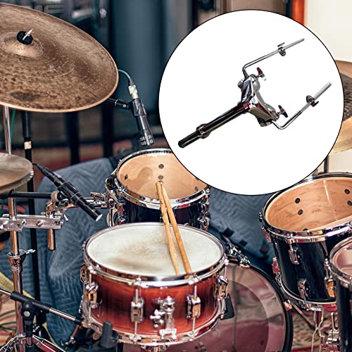 Rockible Drum Holder Drummer Musical Performance Stand Lightweight Durable Strong Hardware For Tom Drum Instrument Percussion Accessory Replacement , Double Tom Holder #TOP2
