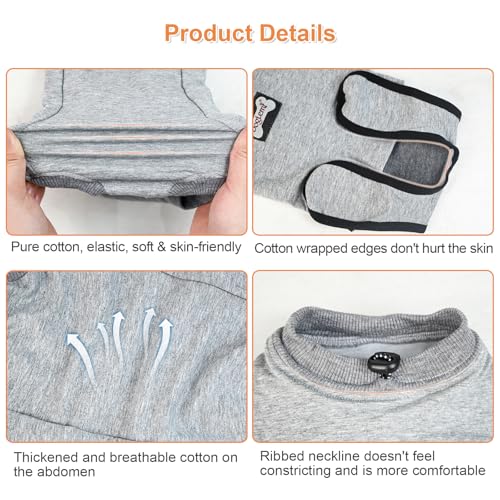 image for DogLemi Cat Surgery Recovery Suit Male Female Universal Breathable Pur
