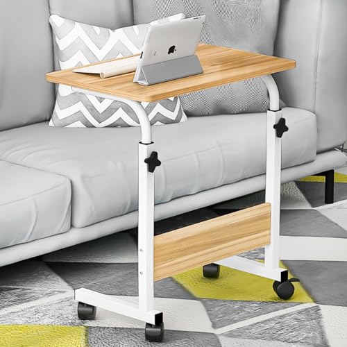 Mesa ajustável dobrável, mesa de cabeceira multifunctional, mesa ...