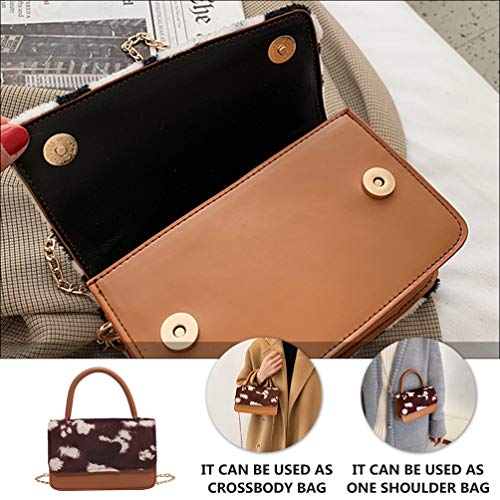 KESYOO Adorável Bolsa de Ombro One Pu Bolsa de Senhora Criativa Bolsa Prática Feminina de Armazename