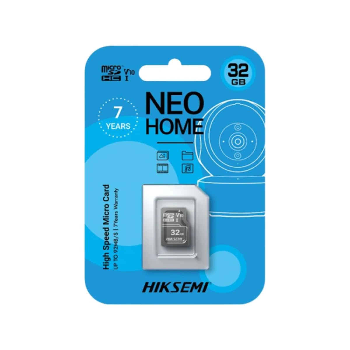 Cartão de Memória Hik semi Neo, 32GB, MicroSDCX+Adaptador - HS-TF