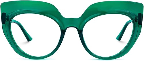 Miniatura 8 de Zeelool Gafas de bloqueo de luz azul ojo de gato para mujeres elegantes gafas gruesas Depp OP01884