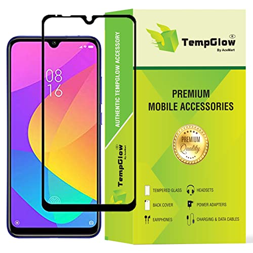 Image of Screen Protector for Motorola Moto E6 Plus / E6s (Black) Tempered Glass Edge-to-Edge 6D Screen Guard With Installation Kit