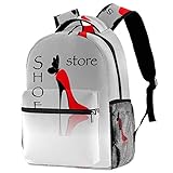 Mochila escolar fácil de organizar, simple y conveniente, un bolsillo de volumen principal, 2 bolsillos laterales, un bolsillo frontal con cremallera y 4 bolsillos en el interior. La cremallera lisa es adecuada para que los niños abran y cierren fácilmente