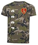 Transferdruck - Oki Druck aprom CCCP Russland T-Shirt Camouflage Trikot Look Army Sp/A (L)