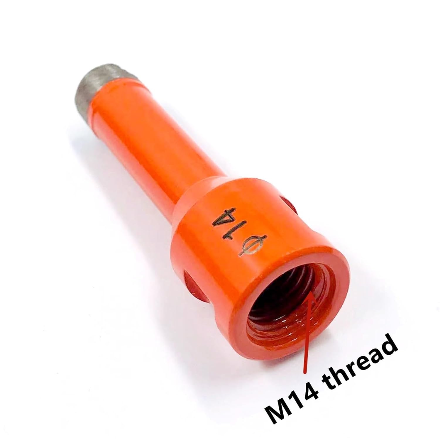 6-18mm M14 Sintering Core Bit Diamond Hole Drill Bits for Marble Granite Brick Tile Ceramic Concrete Drilling 1Pcs(14mm)