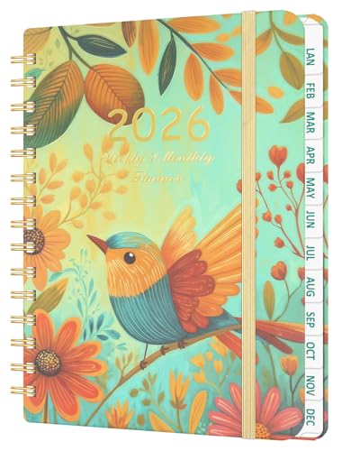 �y2026�N �E�B�[�N���[&�}���X���[�v�����i�[�z2026�N �n�[�h�J�o�[�J�����_�[�蒠 2026�N1��~2026�N12�� �\��\�� �^�u�t�� �c�C�����C���[���{ �o�b�N�|�P�b�g �w�Z���t ���k�p�i A5(6.3�C���`×8.5�C���`) (��)