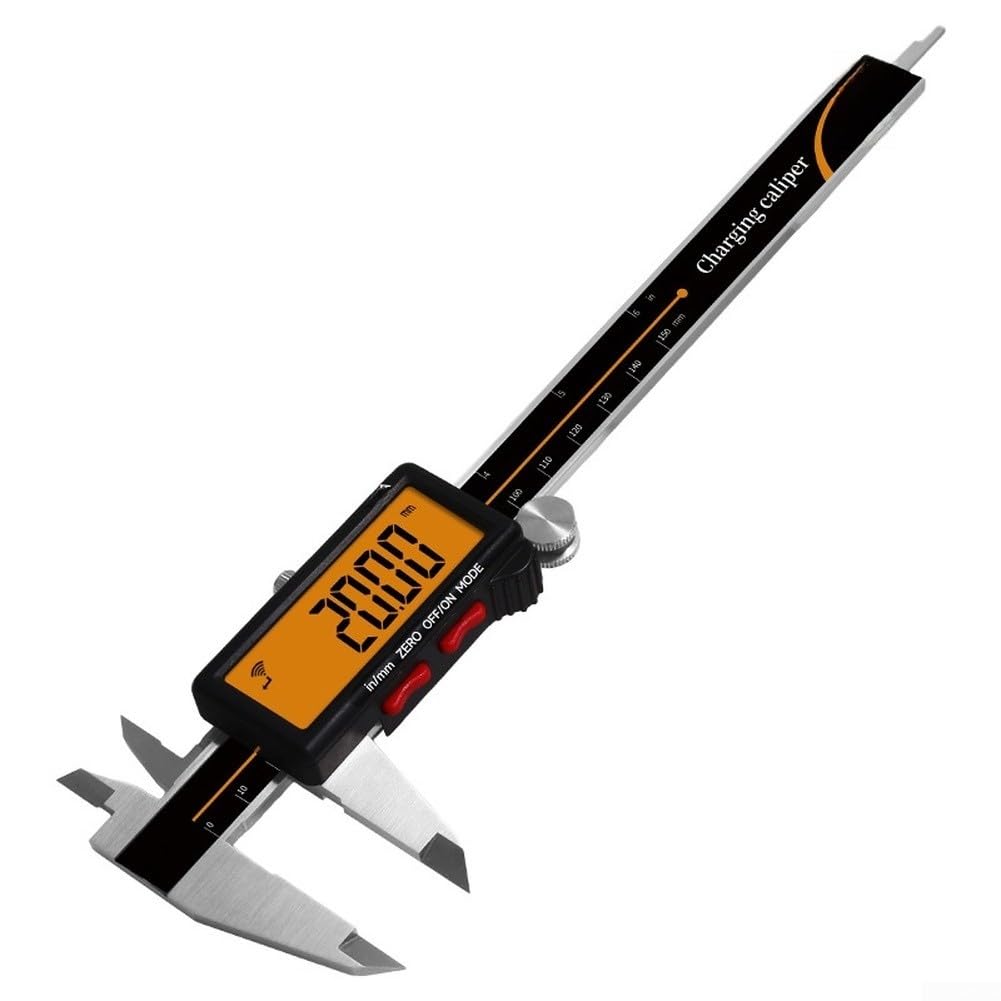 Minhe Calibrador digital de acero inoxidable de 150 mm