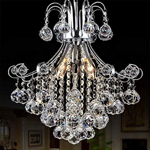 Lustre en cristal moderne double pour éclairer un grand salon sombre