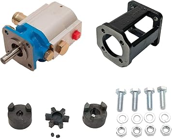 Log Splitter Build Kit 11 GPM Pump, Coupler, Mount, Bolts, Huskee, Speeco, etc for 7/8" Engine Crankshaft