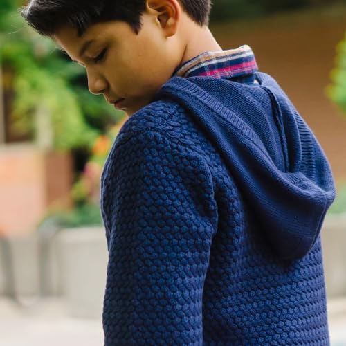 Image of Hope & Henry Boys' Hooded Pullover Sweater