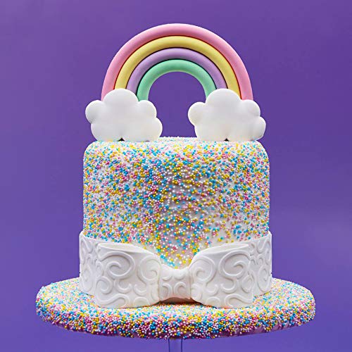 NASTRO IN PASTA DI ZUCCHERO con decorazioni a