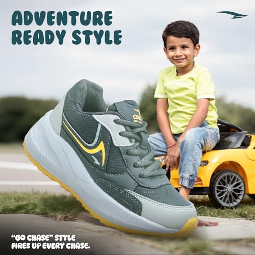 Image of ASIAN Adventure-52 Kids Shoes | Lightweight Sporty Kicks, Breathable Running Shoes, Secure Fit with Memory Foam Technology, Durable Grip Outsole | Stylish Sports Shoes for Boys & Girls