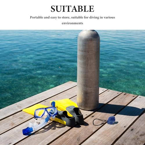 Tapas antipolvo para válvula de buceo impermeables con diseño roscado protector de cilindros 3