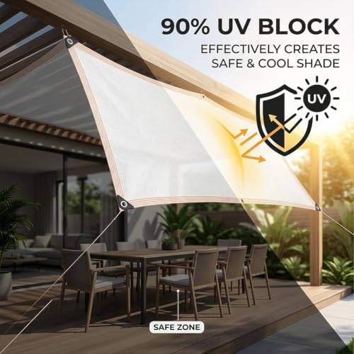 Toldo de sombreo para plantas e invernadero de lona rectangular 2x4.5m 4