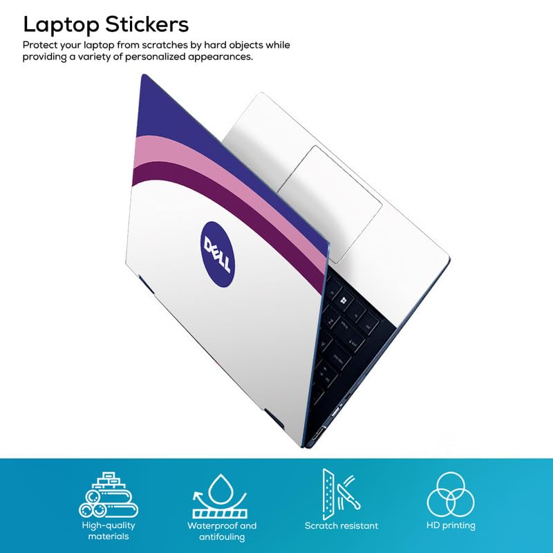 Image of Galaxsia Pattern D4 Vinyl Laptop Skin /Sticker /Cover /Decal Compatible for Any Dell Laptop of Size17 to 17.3 Inches Laptop Or Notebook.