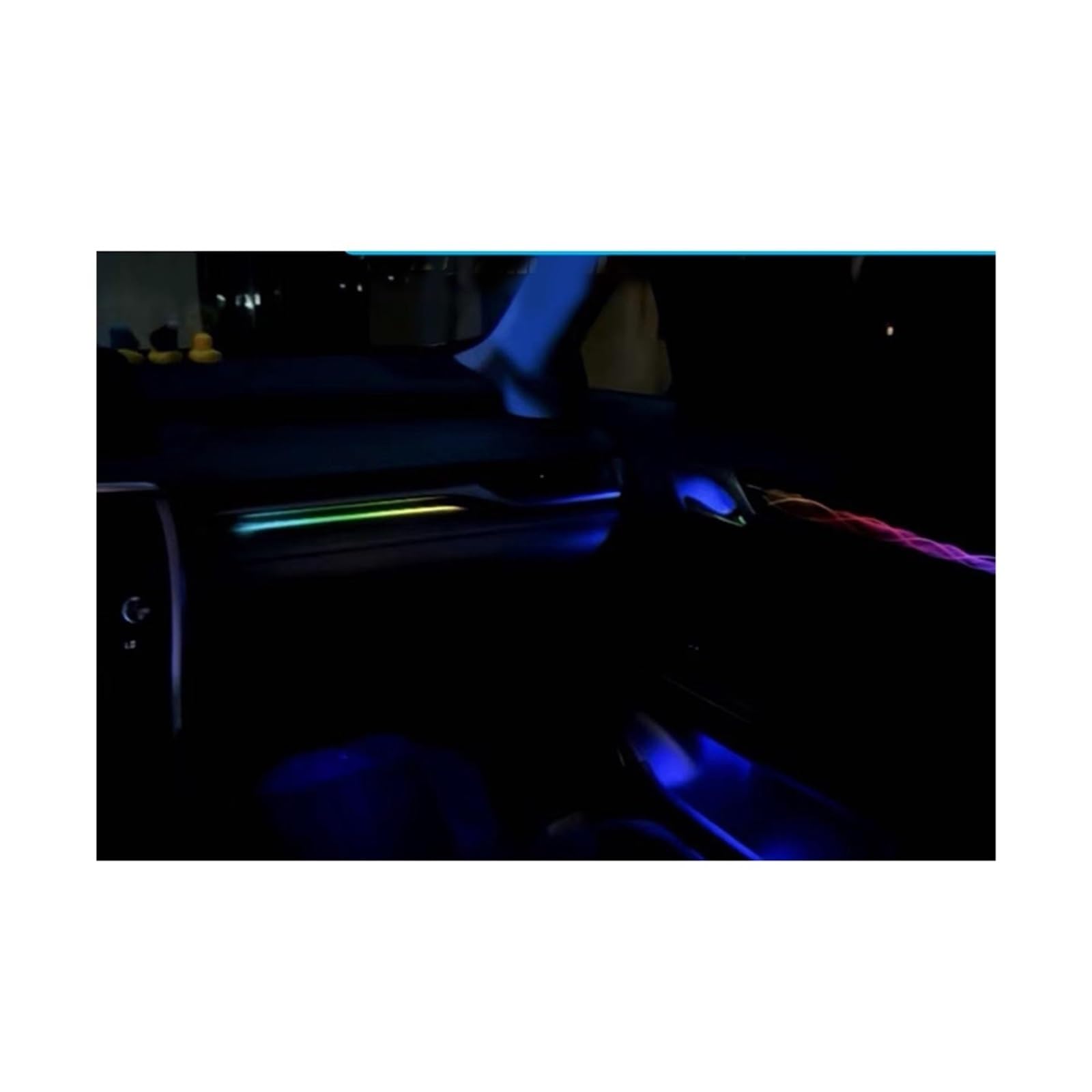 XCZPRKMXY Led Active Ambient Lamp Compatible with Lexus RX RX300 2016-2021 ES 2018-2022 3D Flash Glow Inter Car Ambient Light Decorate Lighting Starry(for ES 18-22)