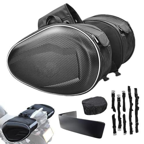 Sacs à outils latéraux en cuir PU pour moto custom et routière
