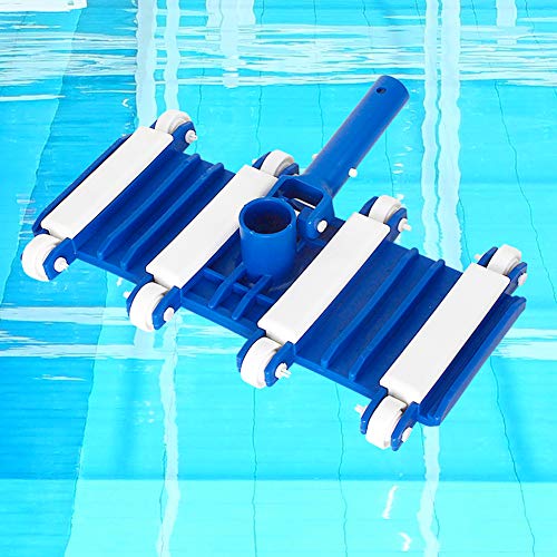 Vacuum Head Flexible Spa Replaceable Durable Cleaner for Swimming Pool Powerful Pond Wheeled Professional Sewage Suction with Brush