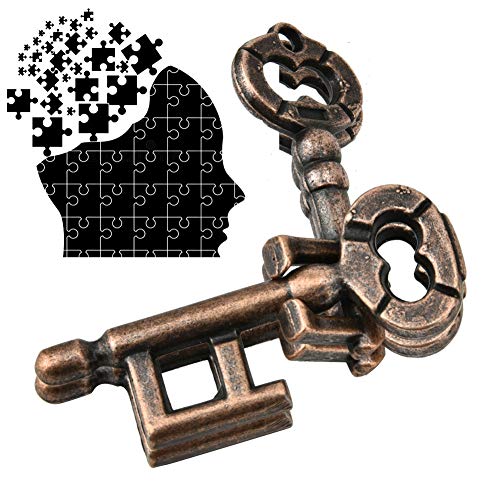 Entriegelungsspielzeug f¨¹r Erwachsene Kinder, Puzzle-Schnalle Tragbar, Stressabbau-Spielzeug Lernspielzeug Logikspielzeug Handheld Brain Teaser