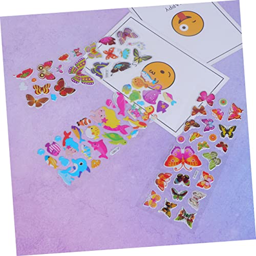 PartyKindom 40 Folhas Número Decalques Meninas Garrafa De Água Meninas Adesivos Prêmio Adesivos Para
