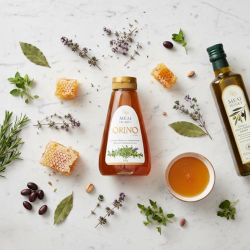 Miel griega natural mezcla de hierbas y flores 470g miniatura 5
