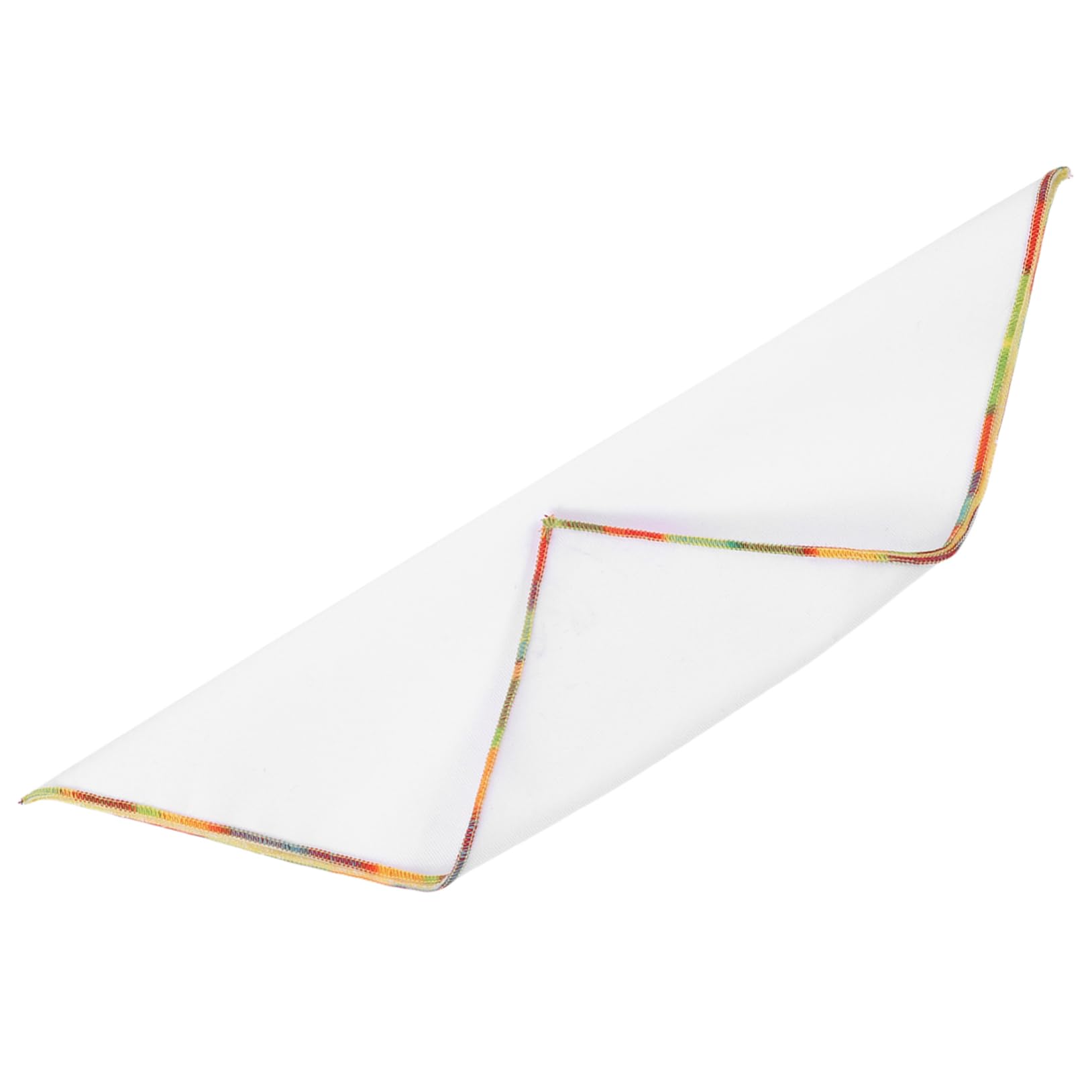 minkissy Elegant White Pocket Square Men's Suit Handkerchief Accessory for Business Wedding and Celebrations Random