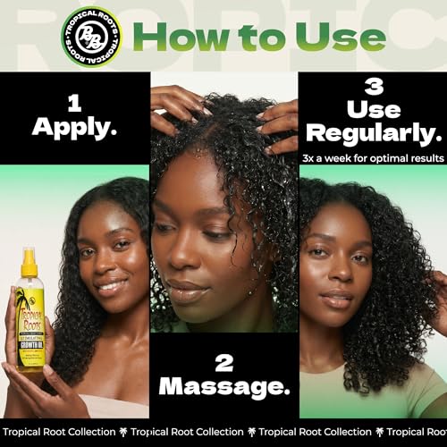 Bronner Bros Tropical Roots Stimulating Growth Oil — 8 fl oz — view 6