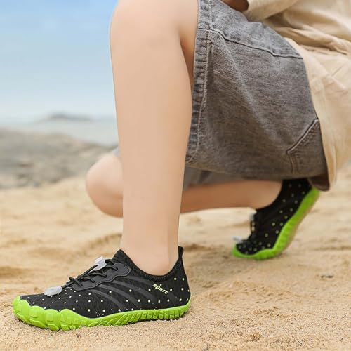 Fashion Boys Girls' Width Edition Lightweight Comfortable Wading Beach Shoes, Casual Skateboarding Shoes , Versatile Anti slip Walking Shoes, Outdoor Jogging Shoes, Park Flats，Leisure Dance Shoes4